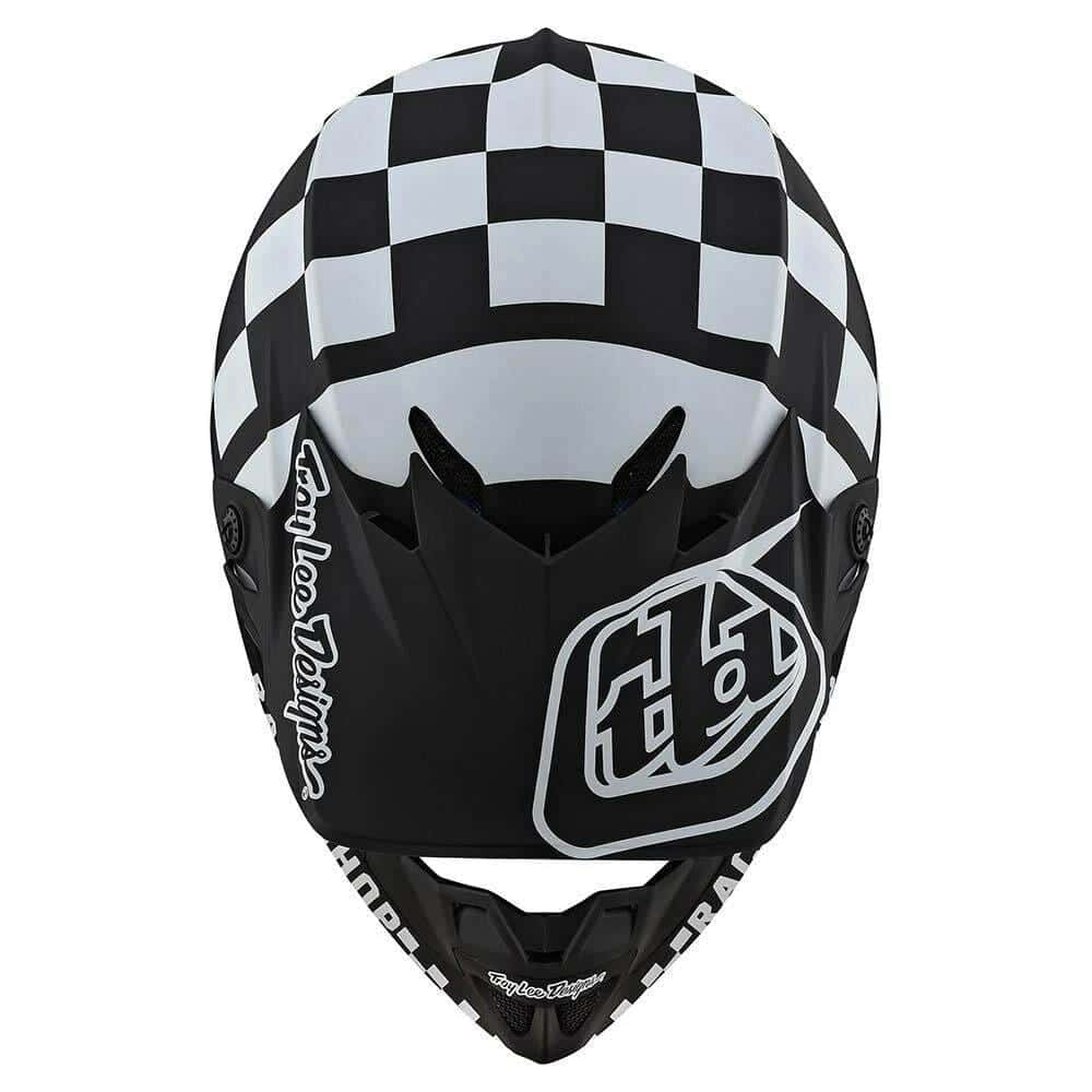 TROY LEE DESIGNS SE4 POLYACRYLITE CHECKER BLACK / WHITE - Imagen 3